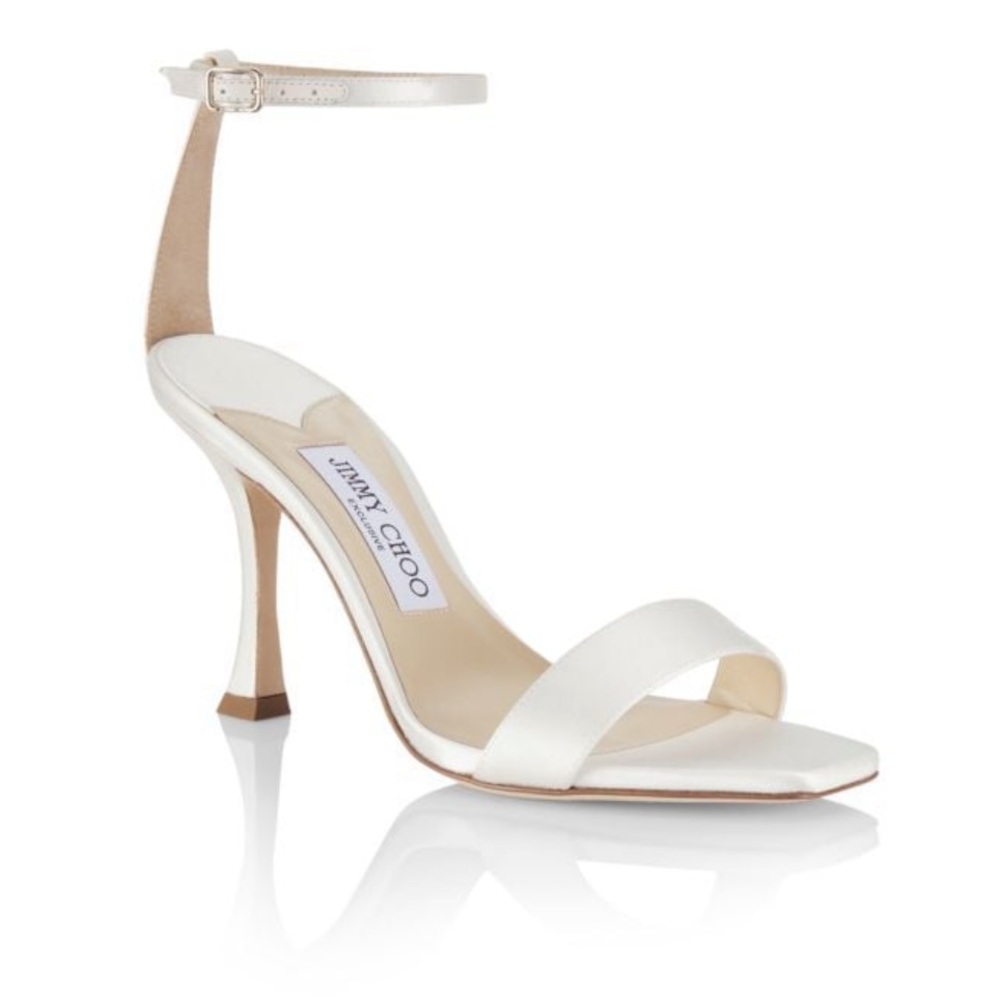 JIMMY CHOO Chava Satin High-Heel Sandals